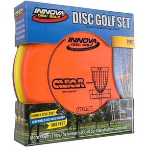 Disc Golf Set –Driver, Mid-Range & Putter,Comfortable DX Plastic,Colors May Vary